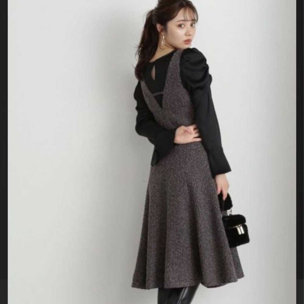 Proportion Body Dressing Light Tweed Jumper Dress - image 1