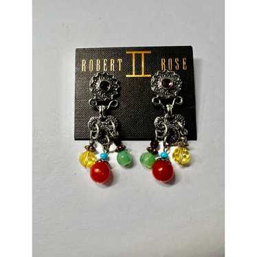 New w/o Tags VINTAGE Robert Rose Costume Earrings