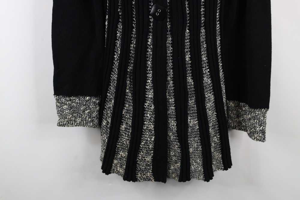 Vintage Vintage 90s Gothic Lagenlook Button Knit … - image 3