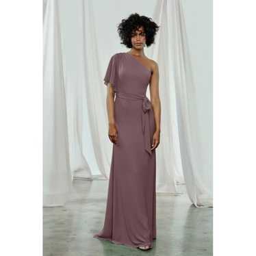 Amsale Alliya One Shoulder Bridesmaids Dress Style