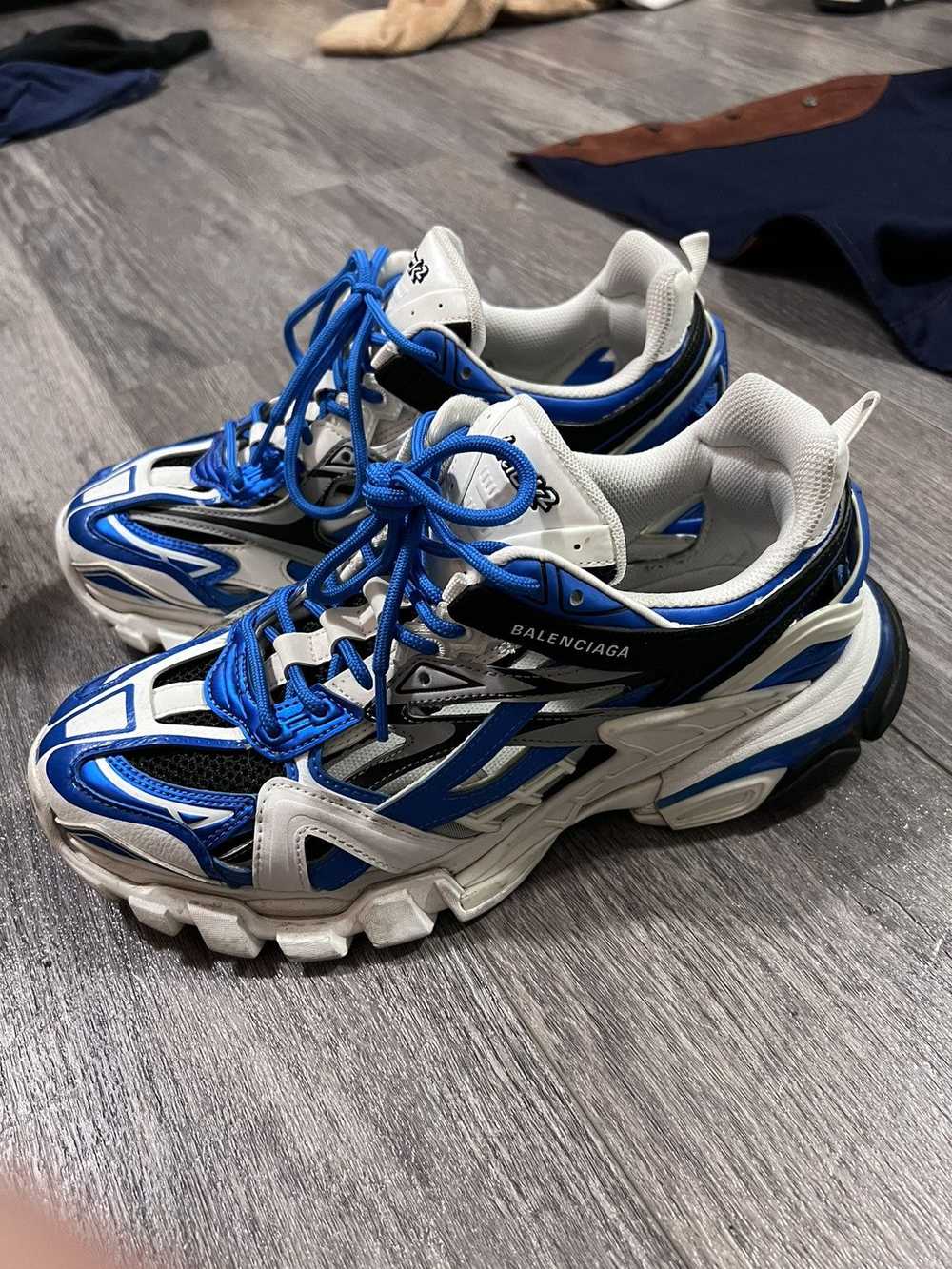 Balenciaga Balenciaga Track 2 sneakers size 8 blu… - image 1