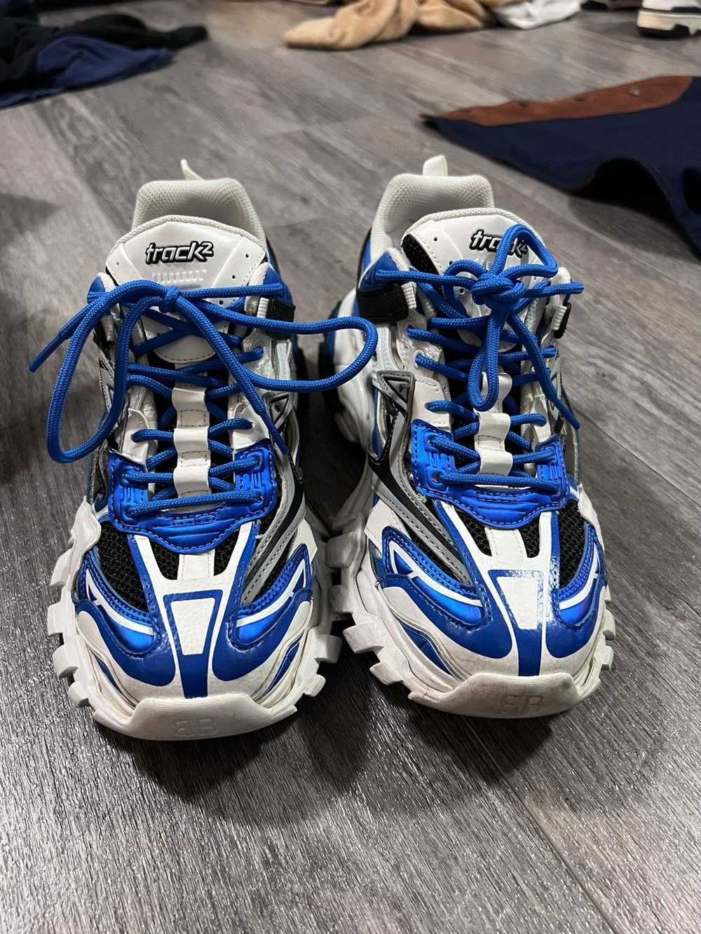 Balenciaga Balenciaga Track 2 sneakers size 8 blu… - image 4