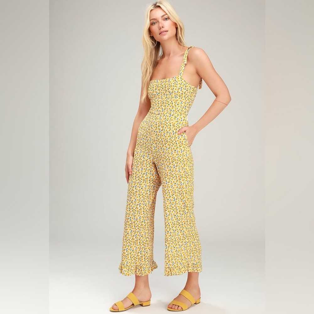 Faithfull the Brand Frankie Floral Jumpsuit Size … - image 3