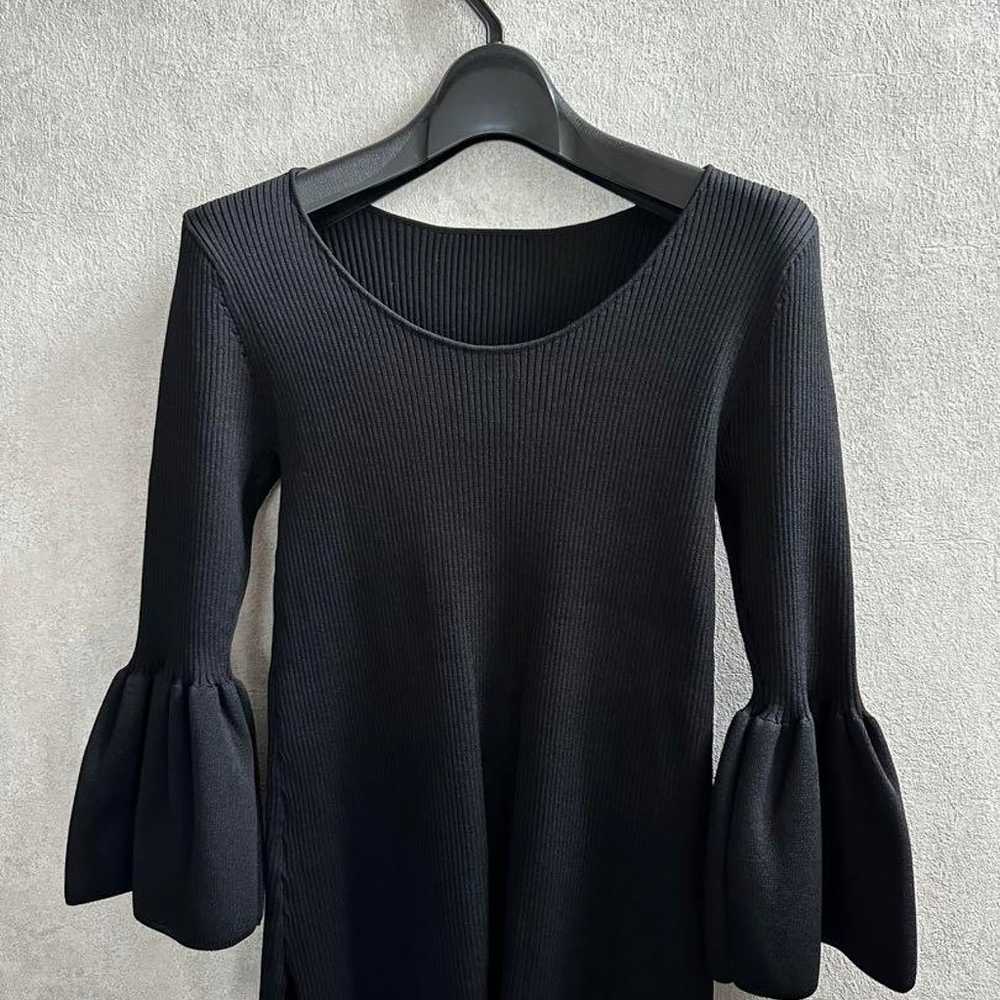 Mila Owen Black Bell Sleeve Top - image 1