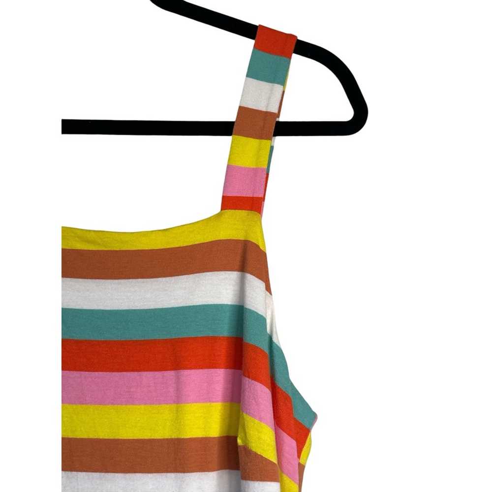 J.Crew Women's Rainbow Striped Flowy Tiered Boho … - image 7