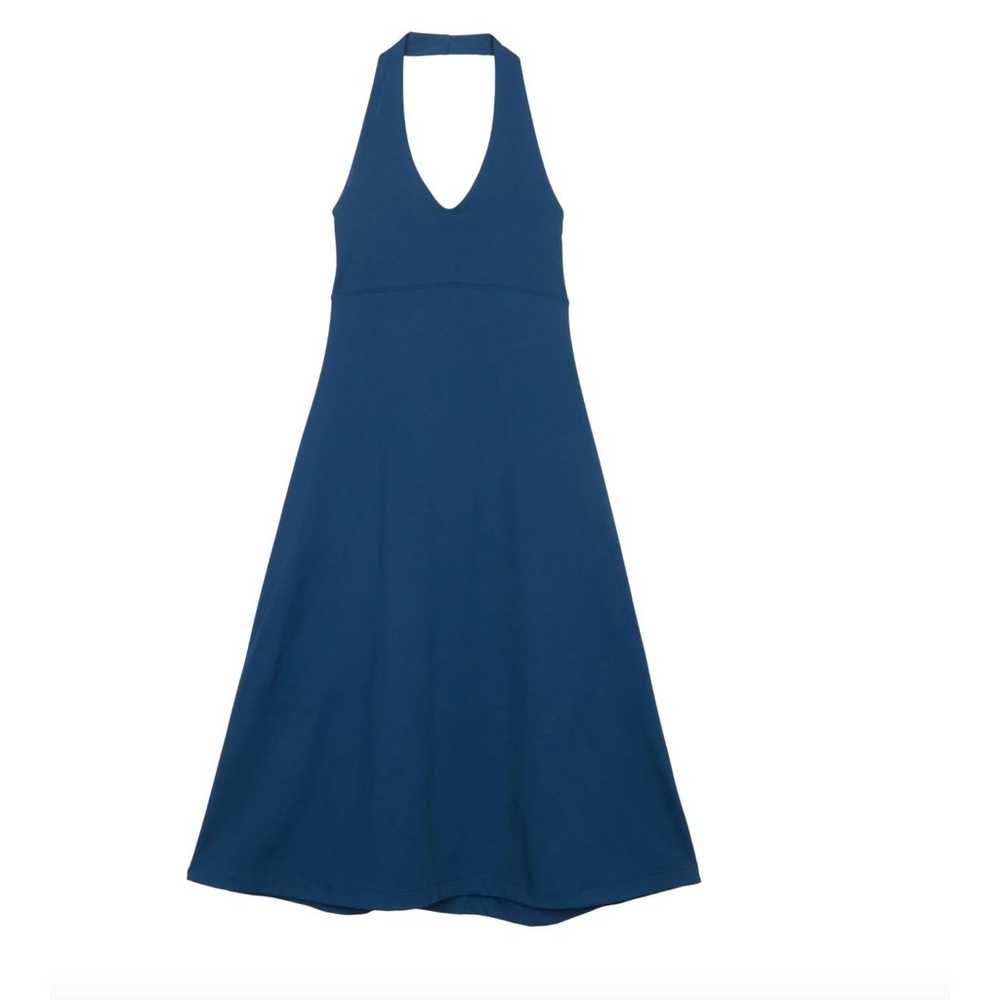 Patagonia Morning Glory Teal Halter Athletic Dres… - image 3