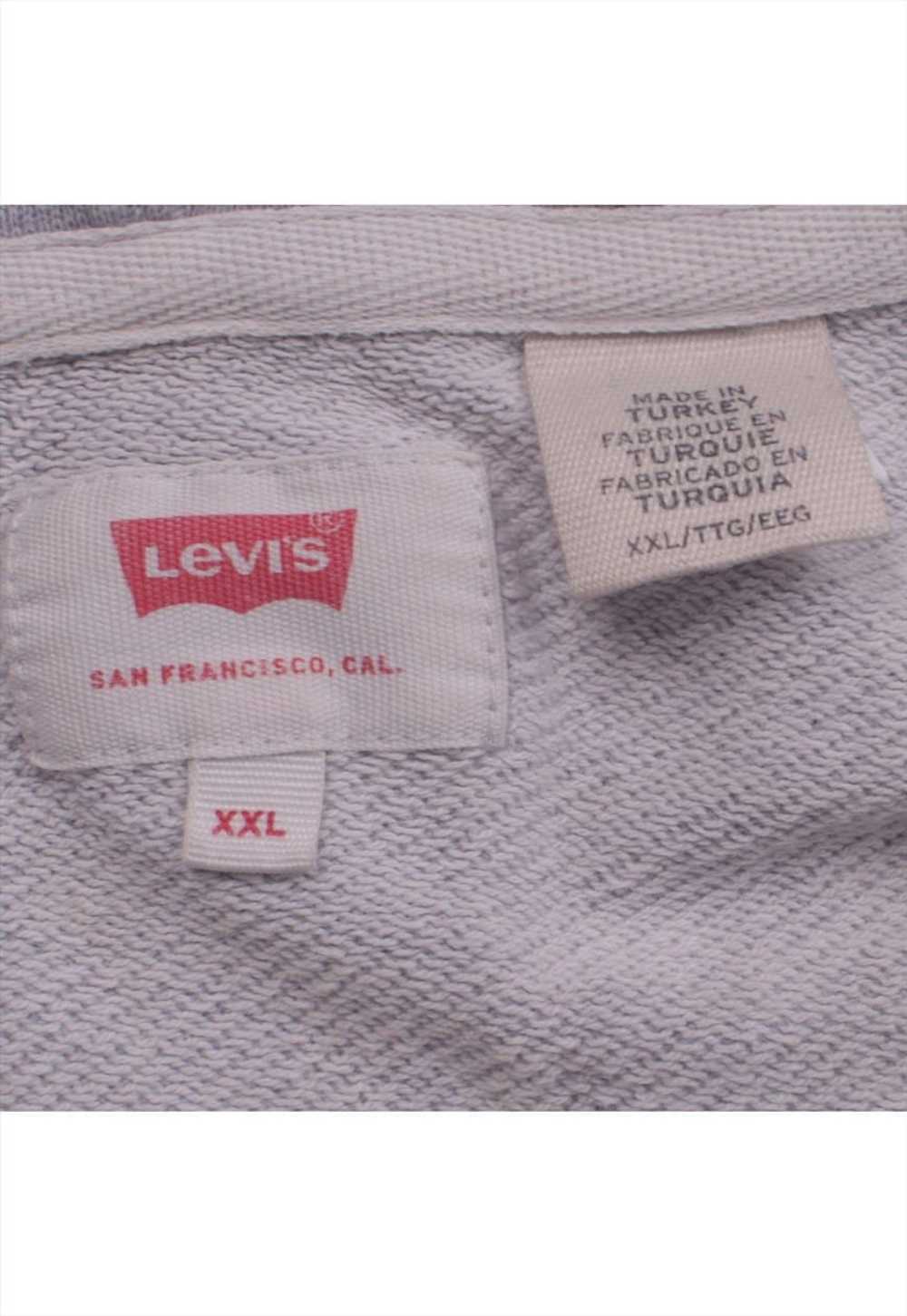 Vintage 90's Levi's Hoodie Drawstring Pockets Ful… - image 4