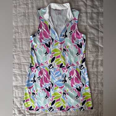 Tommy Bahama Golf Sleeveless Golf Vibrant Leaf Pr… - image 1