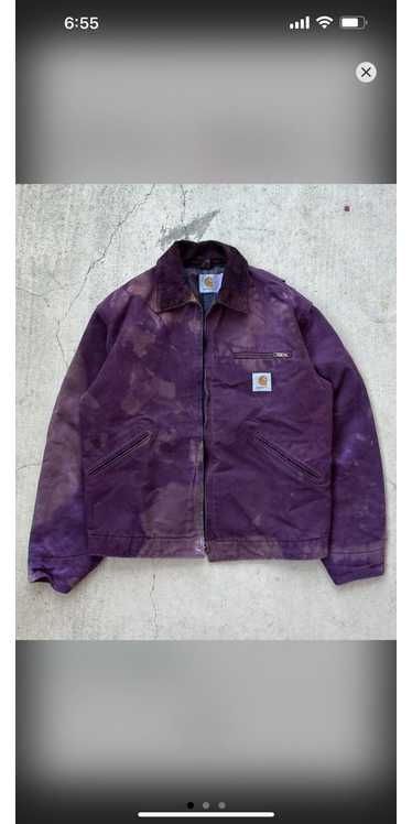 Carhartt Wip Vintage 90s Purple Carhartt Detroit J