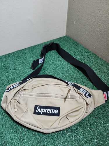 Beige supreme fanny pack online