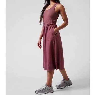 Athleta Baja Linen Midi Dress 
2X