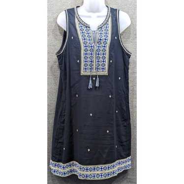 MADEWELL Dress - Navy, Suncoast Embroidered Shift,