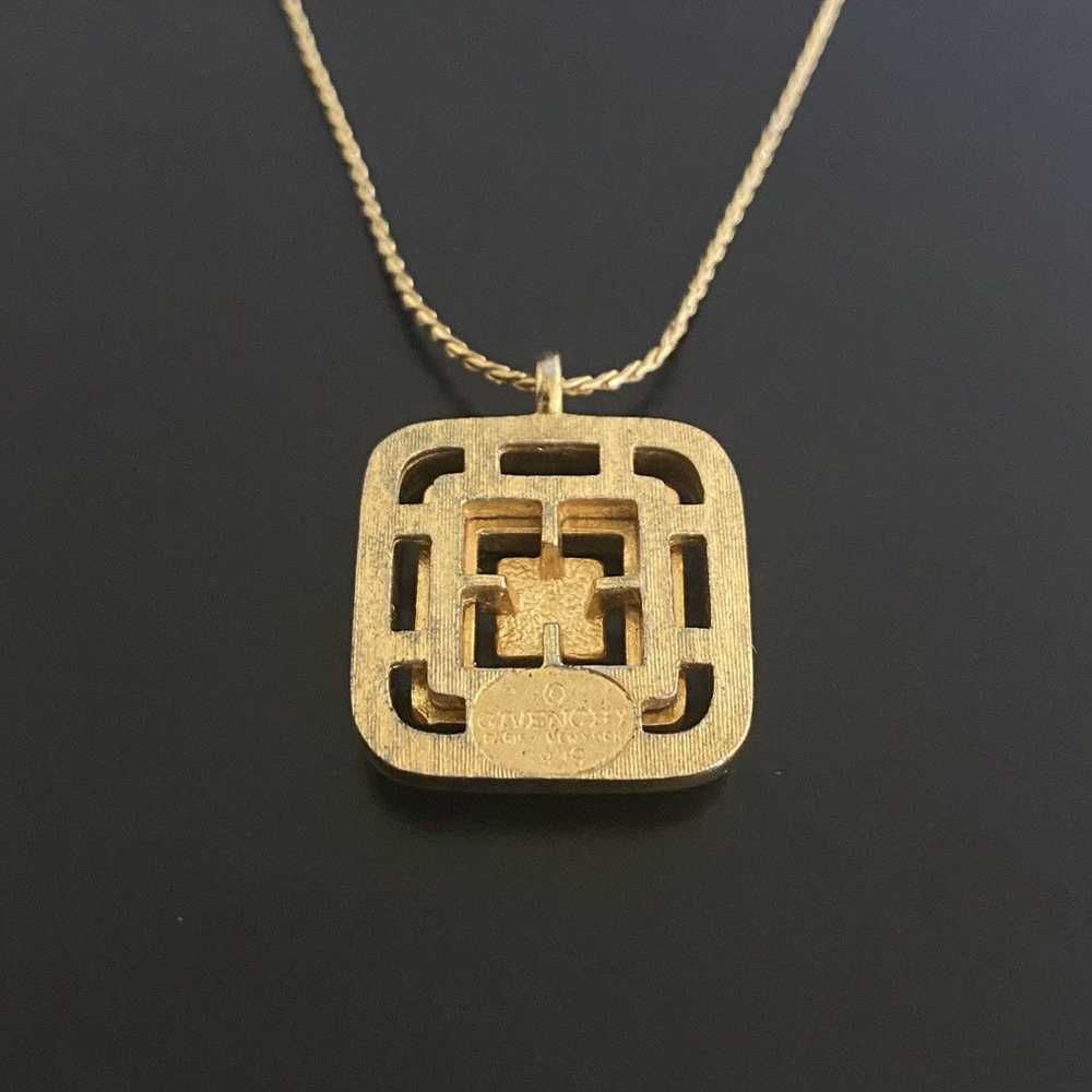 Givenchy Givenchy Square Necklace - image 3