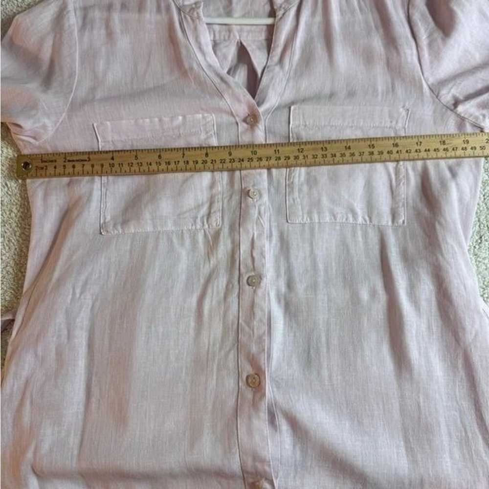 YFB shirt Dress Womens Size Small linen Blend lig… - image 6