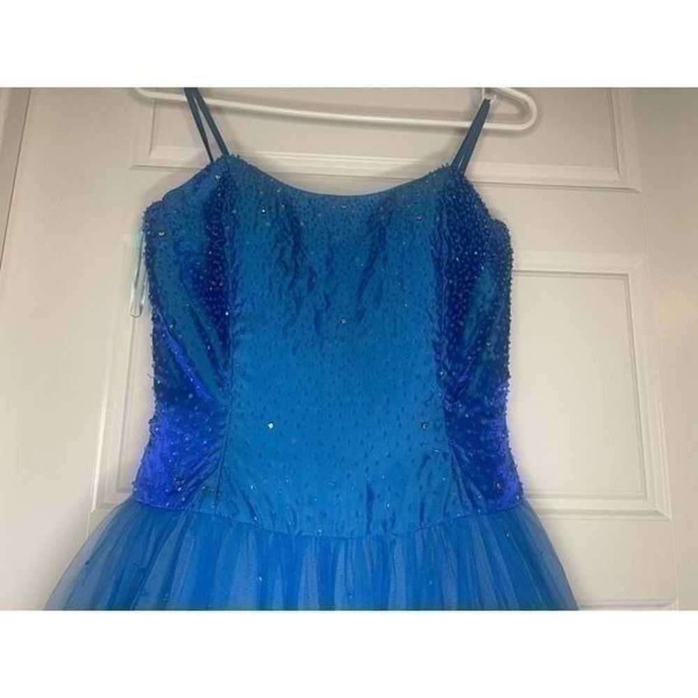 Tiffany Designs blue ball gown size 6 - image 11