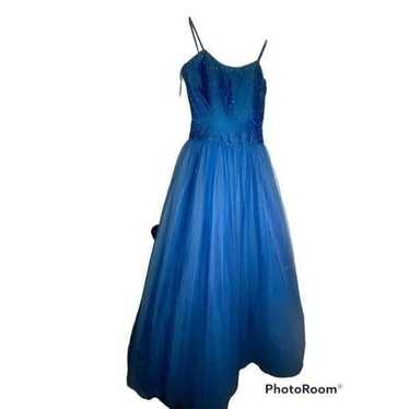 Tiffany Designs blue ball gown size 6 - image 1