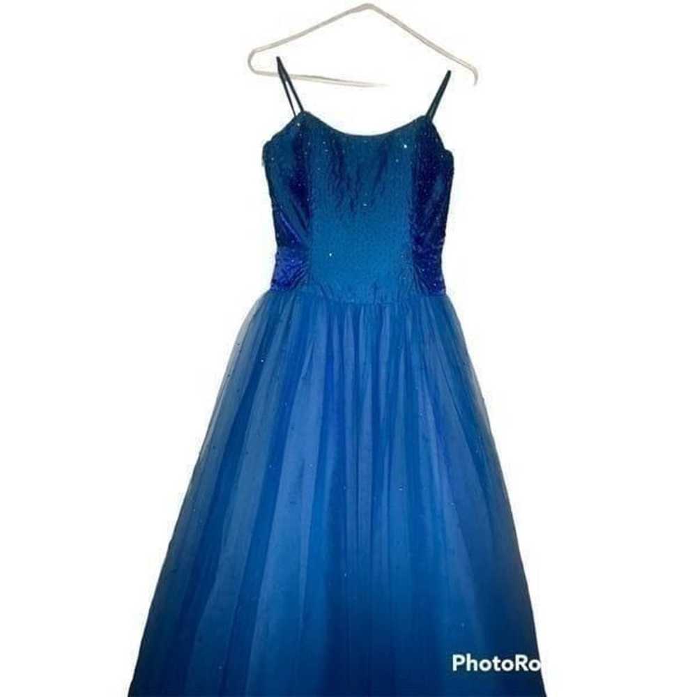 Tiffany Designs blue ball gown size 6 - image 2