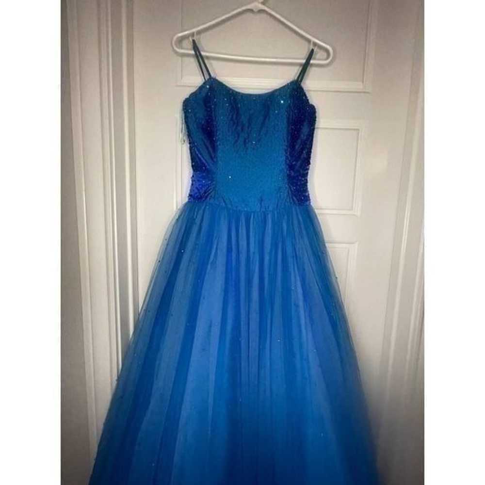 Tiffany Designs blue ball gown size 6 - image 3