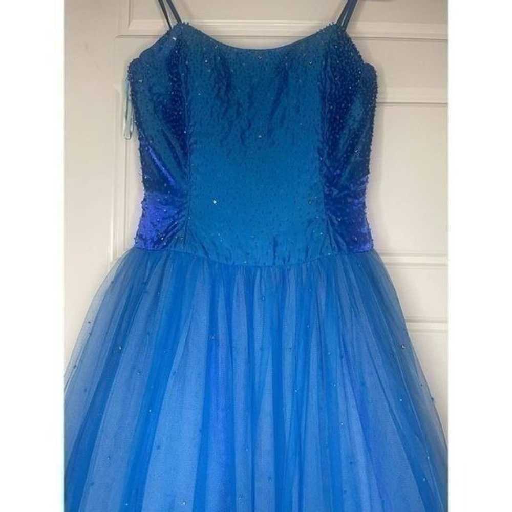 Tiffany Designs blue ball gown size 6 - image 4