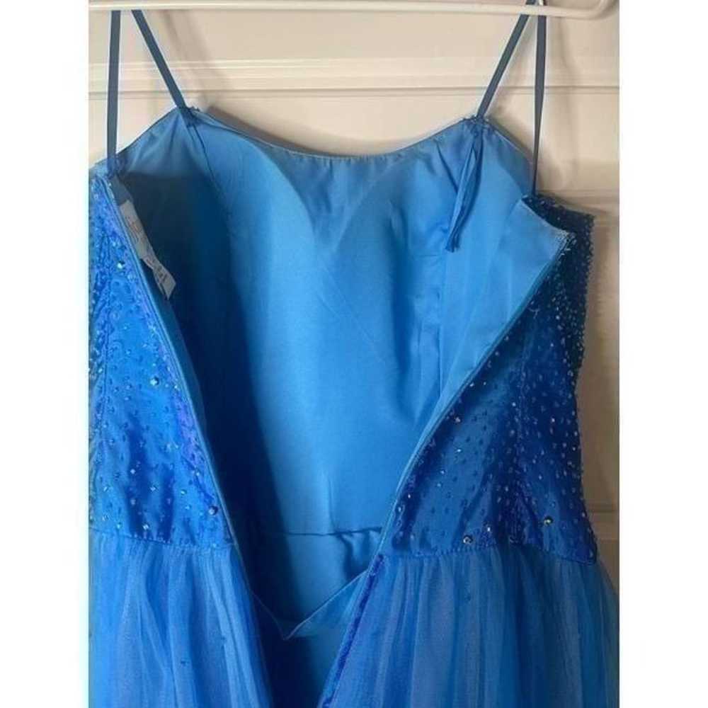 Tiffany Designs blue ball gown size 6 - image 7