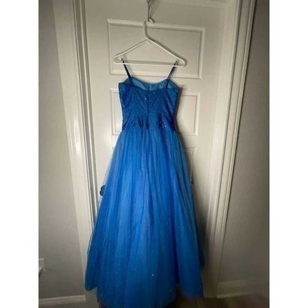 Tiffany Designs blue ball gown size 6 - image 8