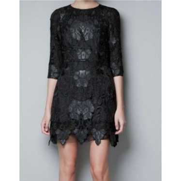 Zara Lace Black Mini Dress