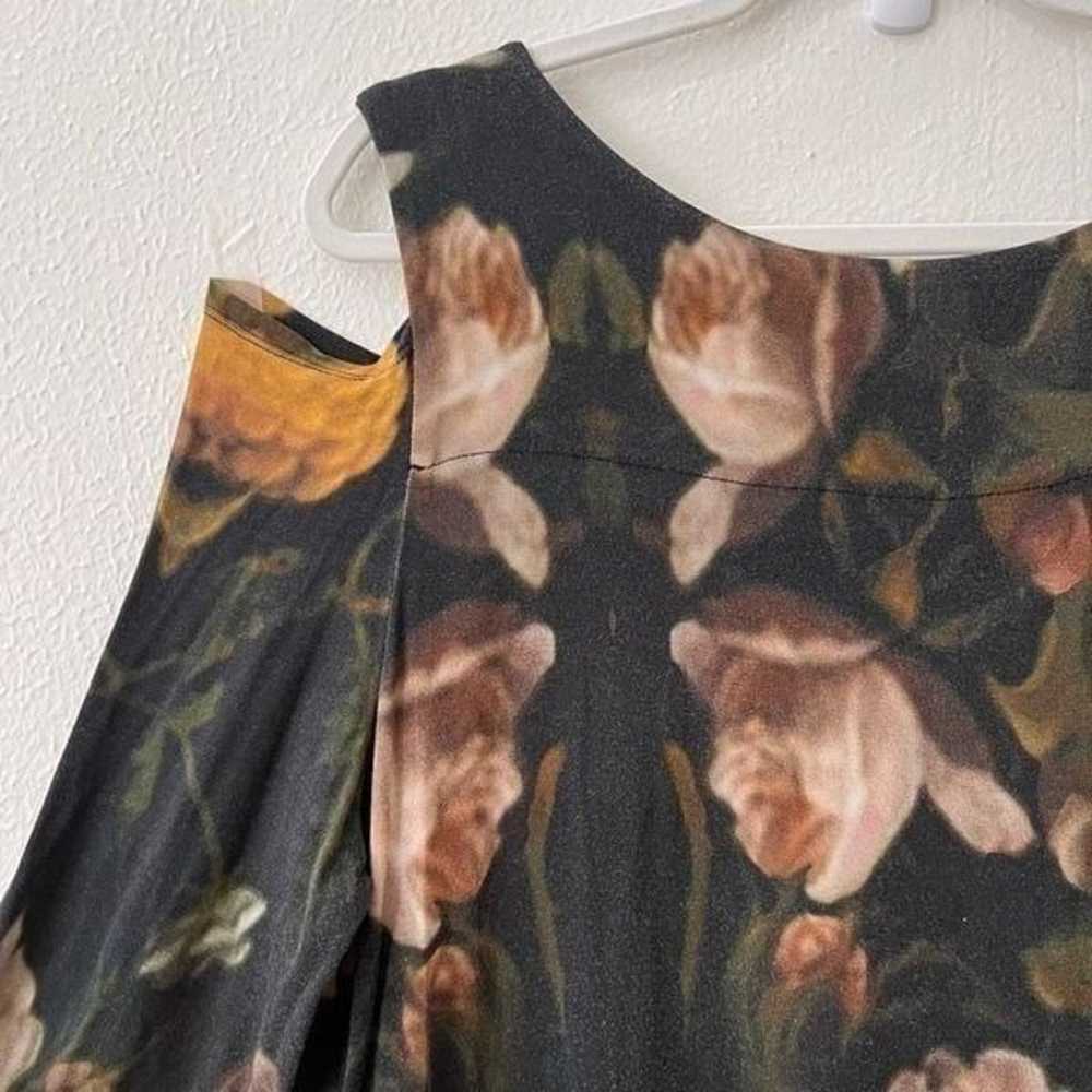 Soft Surroundings Women’s XL Black Floral Print O… - image 3