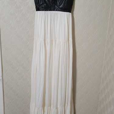 Katwalk Black Tie Moment Maxi Dress size Small Ve… - image 1