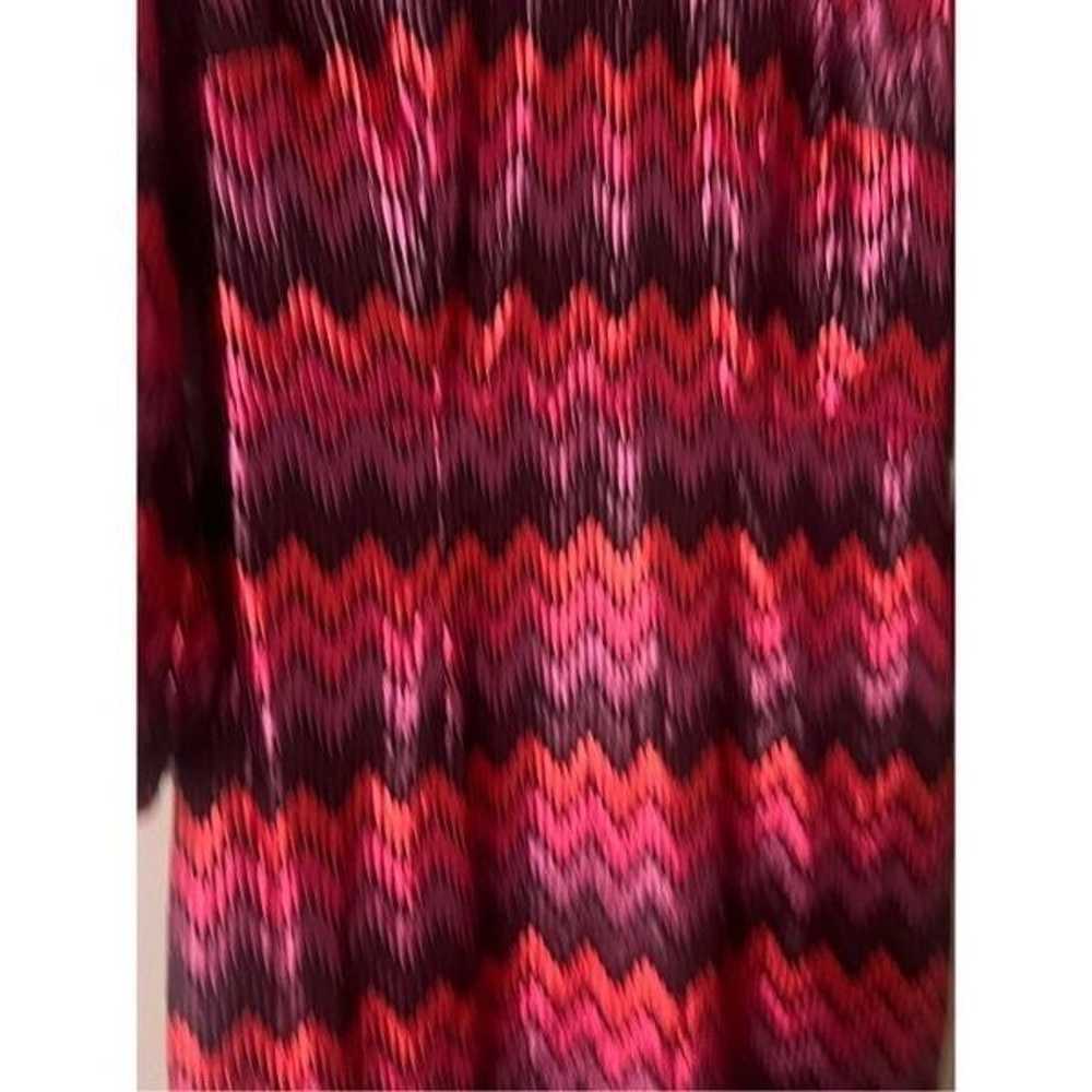 Trina Turk 4 Long Sleeve Texture Zig Zag Cocktail… - image 6