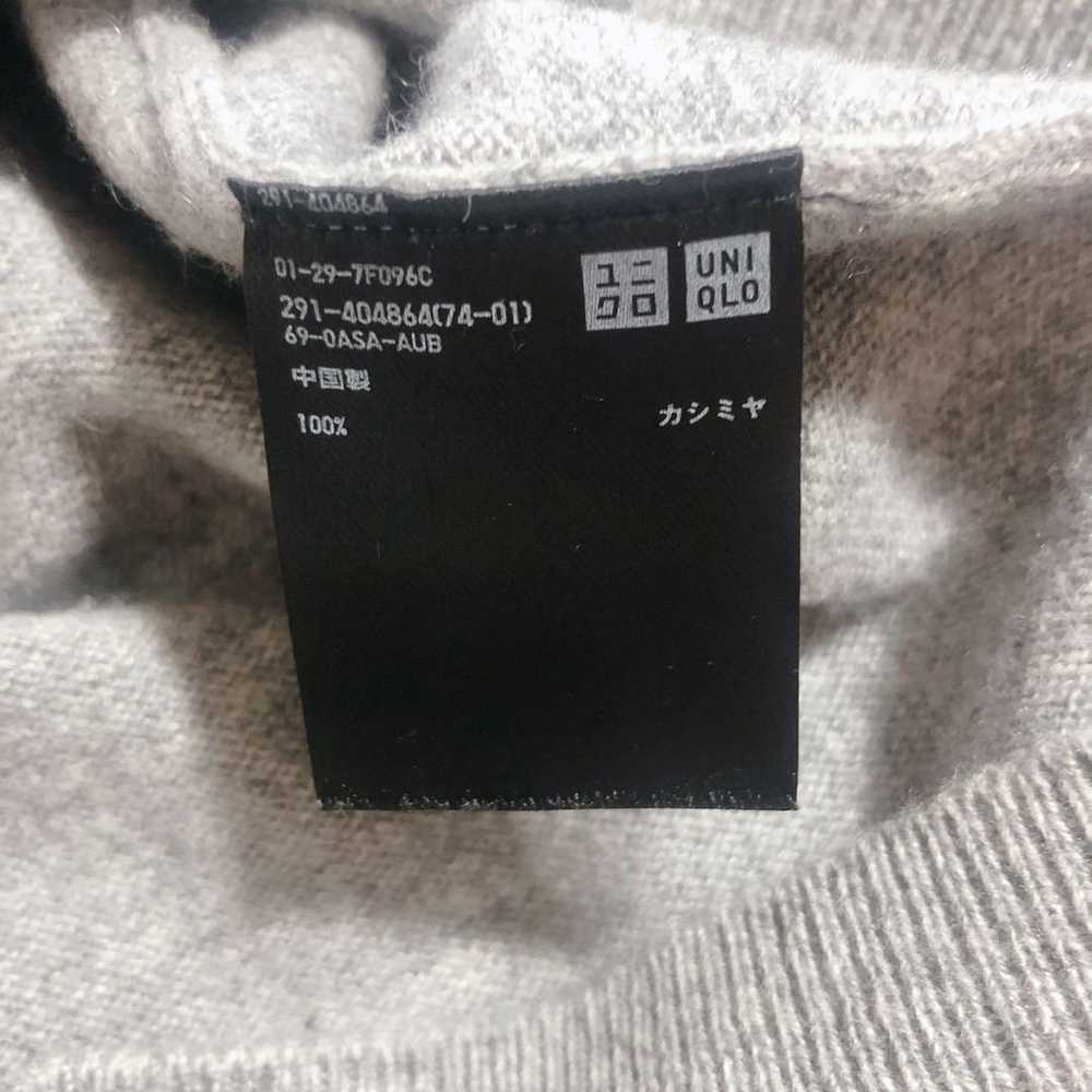 Uniqlo Anderson Gray Cashmere Oversized Dress M - image 8