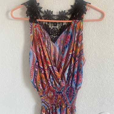 Multi colored jumpsuit