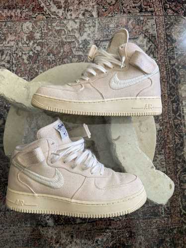 Nike × Stussy Nike Stussy Air Force 1 Mid Fossil