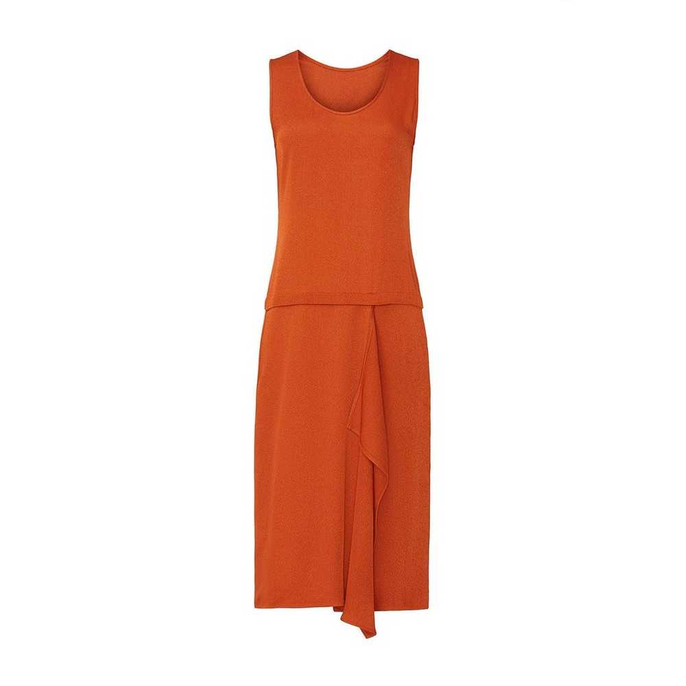 Zero + Maria Cornejo Iro Dress Women's 4 Orange S… - image 12