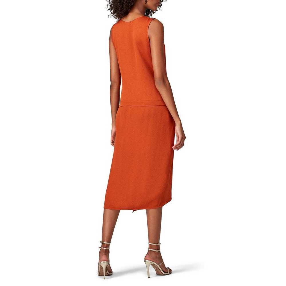 Zero + Maria Cornejo Iro Dress Women's 4 Orange S… - image 2