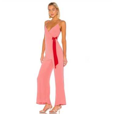 Lovers + Friends Pink Valentine Declan Jumpsuit Wo