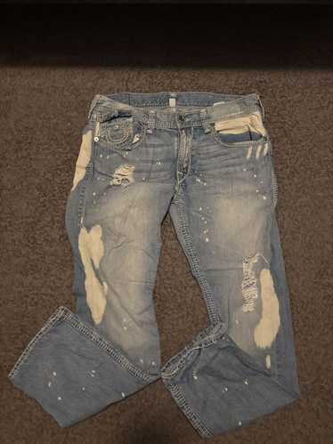 True Religion Blue and white true religion jeans