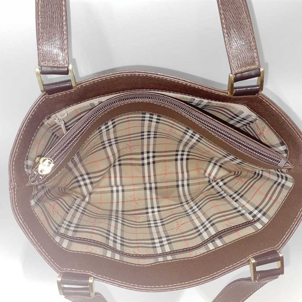 Burberry BURBERRY Tote Bag Logo Plate Internal Ch… - image 6