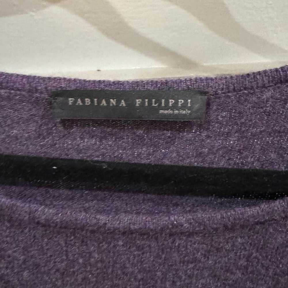 Fabiana Filippi - Purple Merino Wool/Silk/Cashmer… - image 1