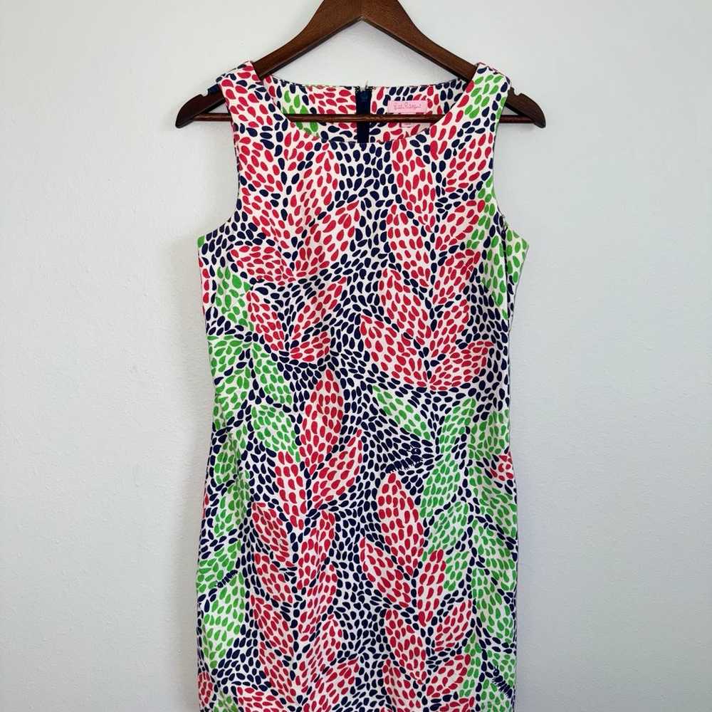 LILLY PULITZER Womens 4 Stephanie Shift Dress Ope… - image 2