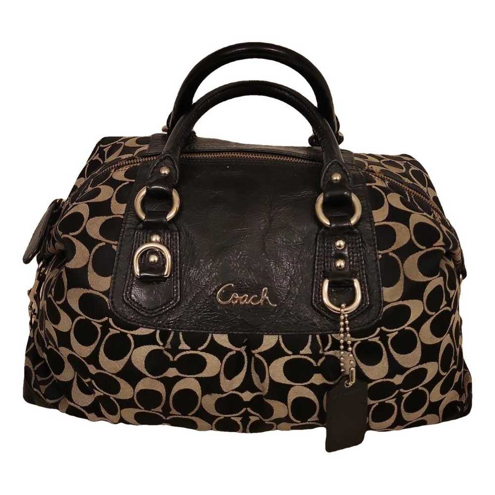 Coach Madison cloth handbag - image 1