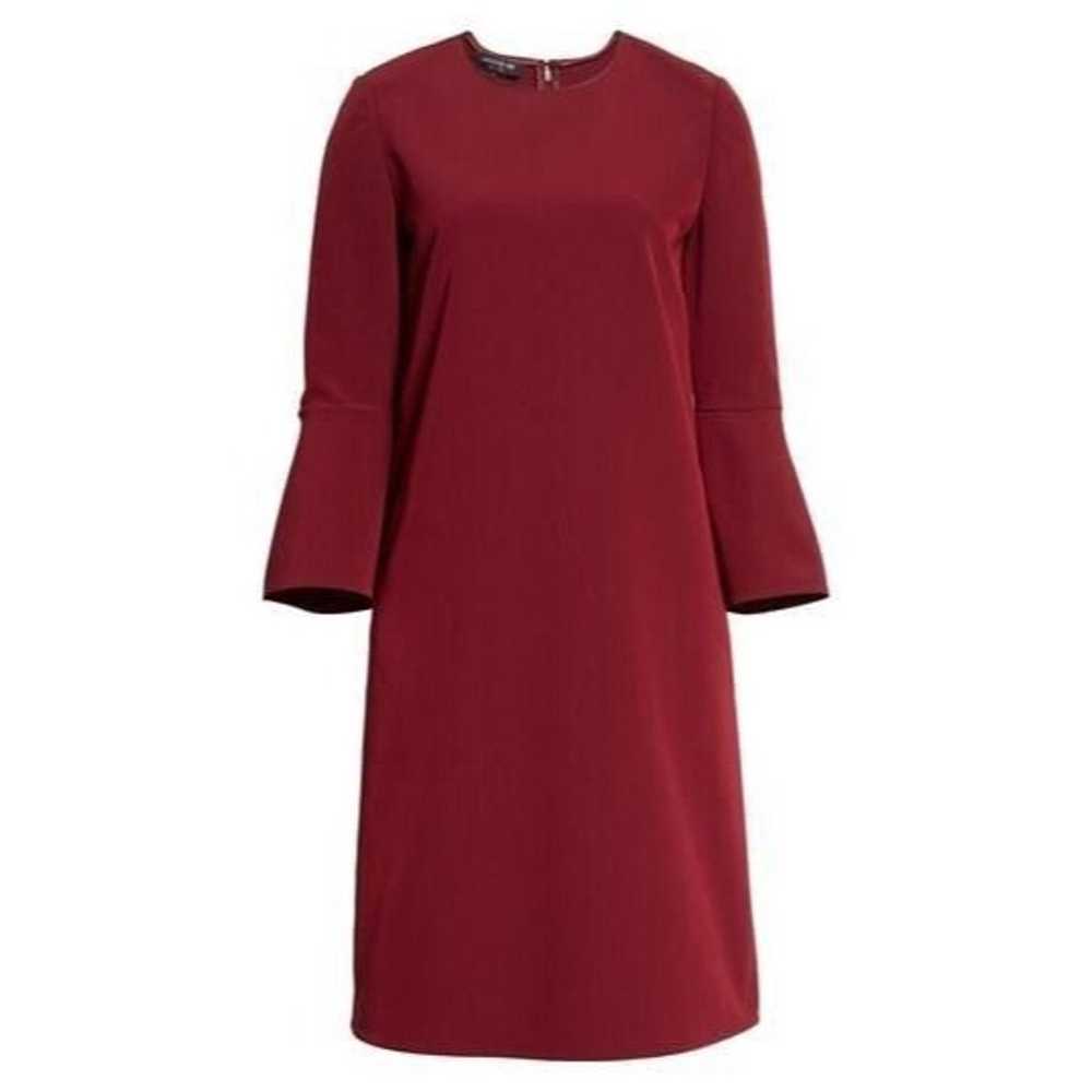 $498 Lafayette 148 SIDRA Flounce Bell Sleeve shif… - image 1