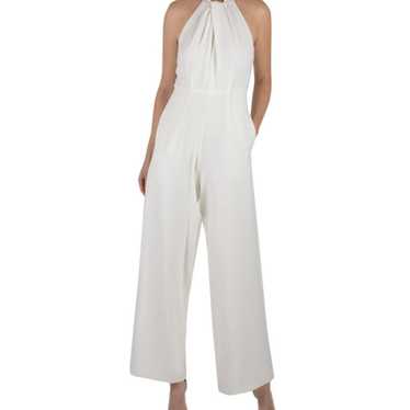 Julia Jordan Knot Neck Halter Jumpsuit