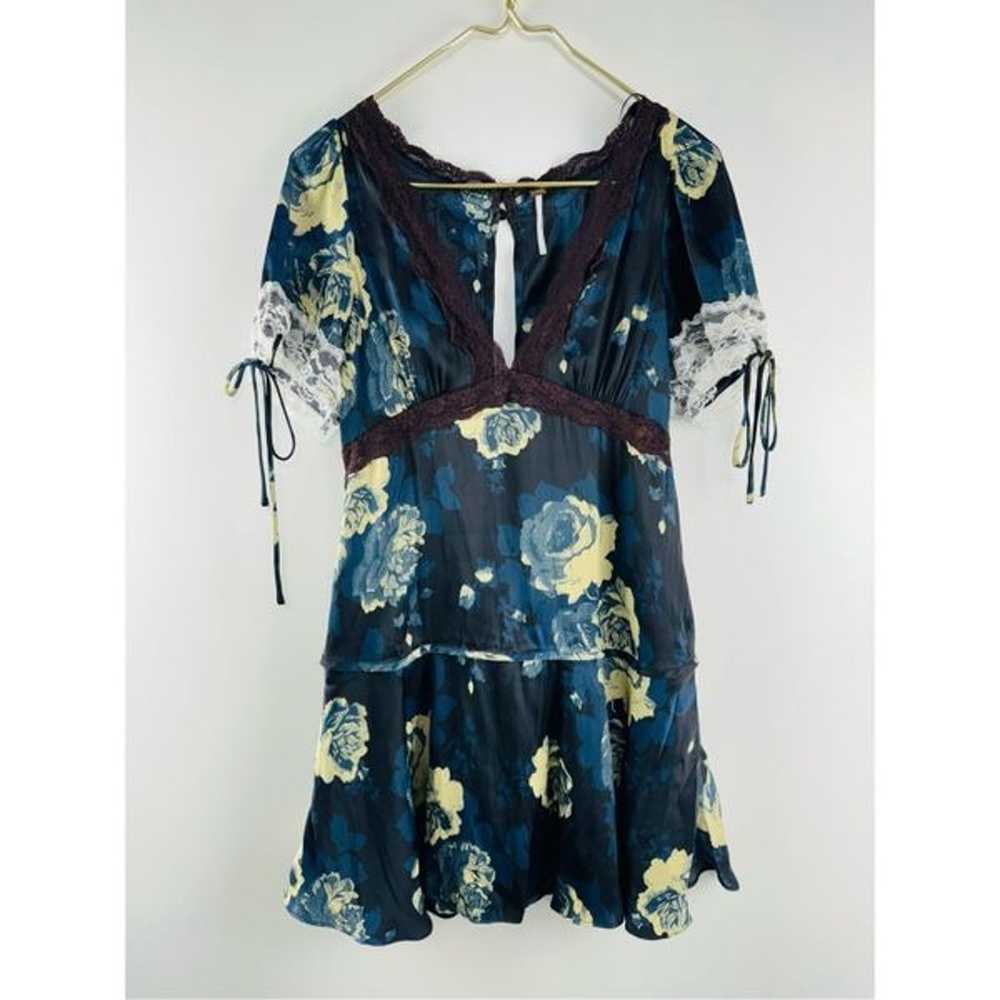 Free People Jos Mini Dress Sexy Sz Medium Black C… - image 6