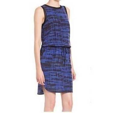 NEW Vince Blue Sleeveless Silk Mini Dress | Size S