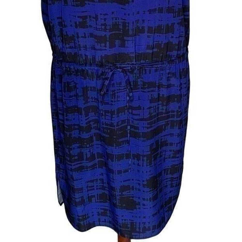 NEW Vince Blue Sleeveless Silk Mini Dress | Size S - image 5