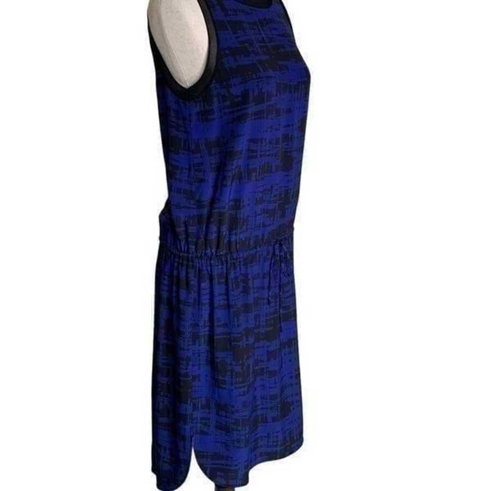 NEW Vince Blue Sleeveless Silk Mini Dress | Size S - image 7