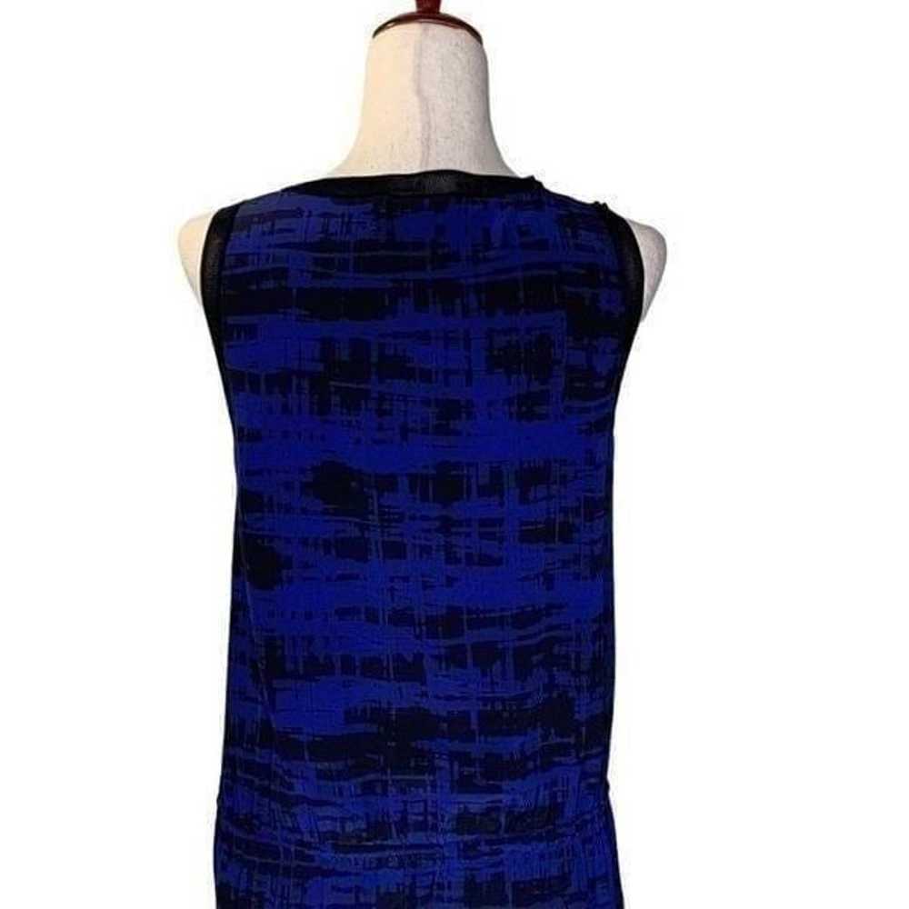 NEW Vince Blue Sleeveless Silk Mini Dress | Size S - image 8