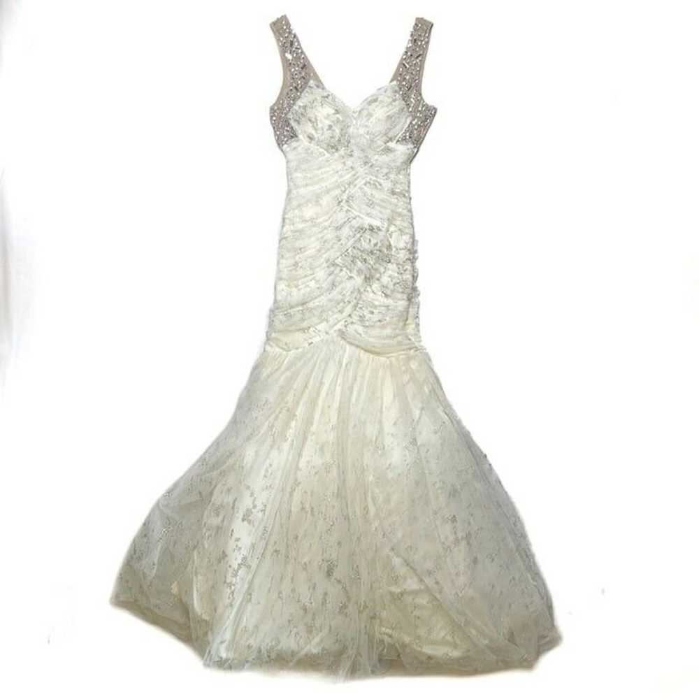 City Triangles Layered Mermaid Tulle Formal Dress… - image 2