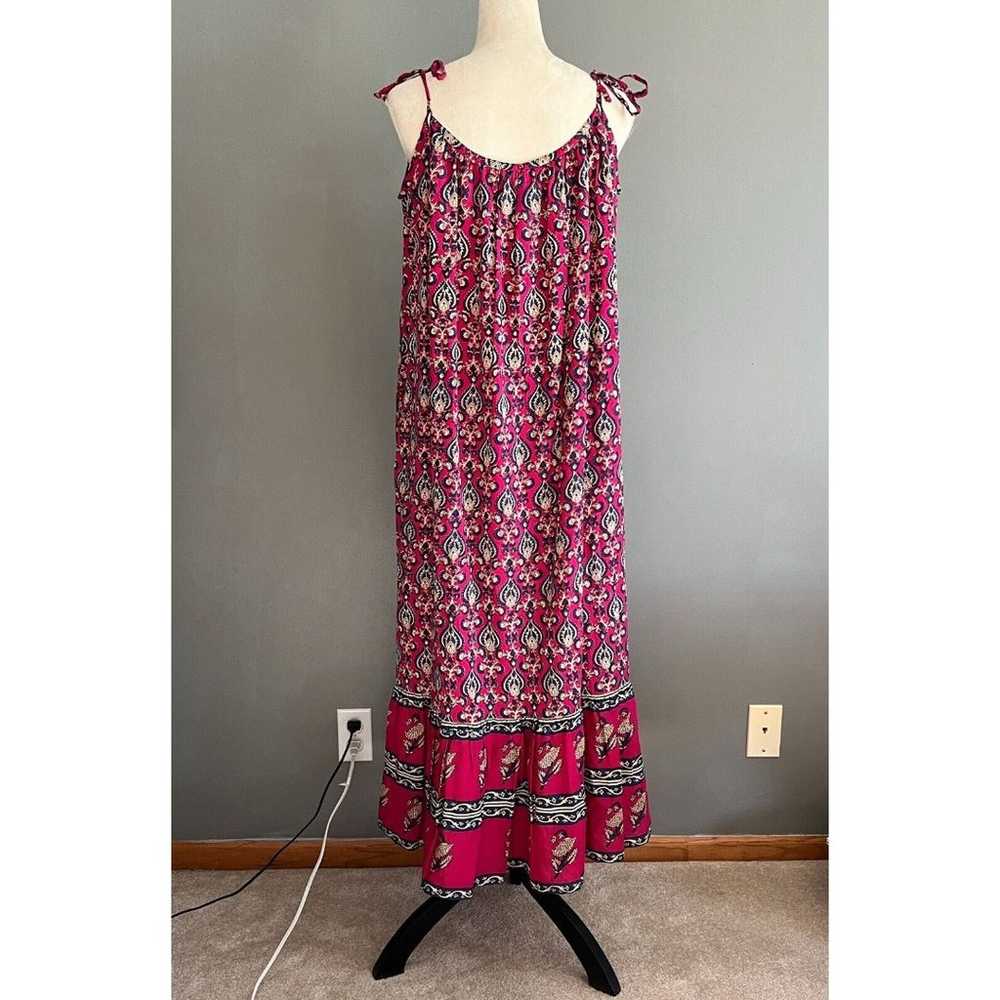 Emerson Fry India Collection Sundress M/L Maxi Or… - image 9