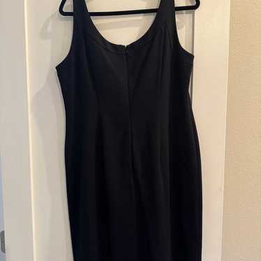 Eileen Fisher Size Lge Basic Black Dress.  Fully … - image 1